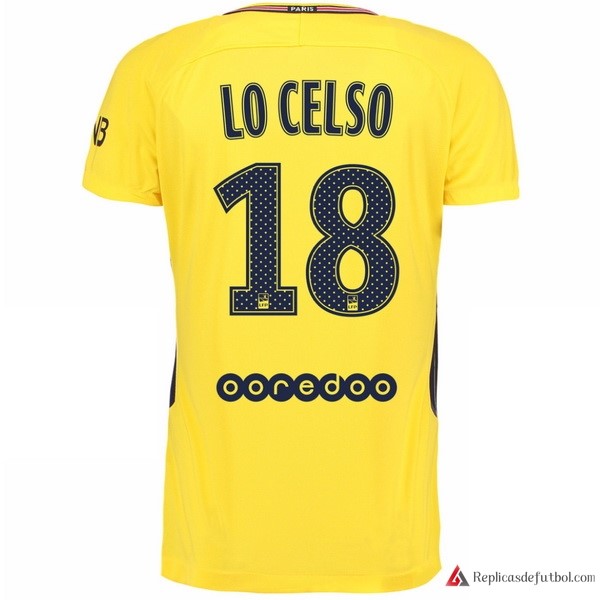 Camiseta Paris Saint Germain Segunda equipación Lo Celso 2017-2018